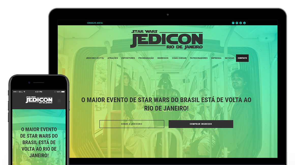 Site Responsivo da Jedicon® 2017